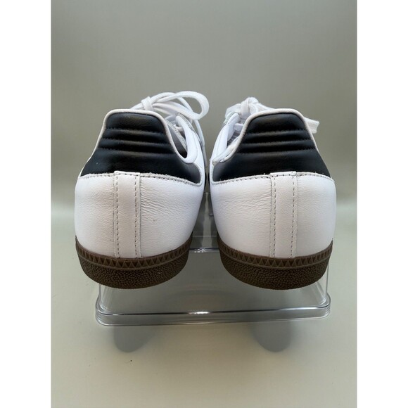 adidas Samba OG Womens Low White Gray Gum Soles Leather Suede Size 8.5M EUC - Picture 5 of 7